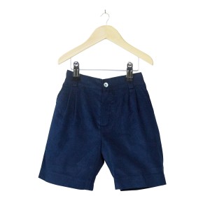Blue Corduroy Shorts